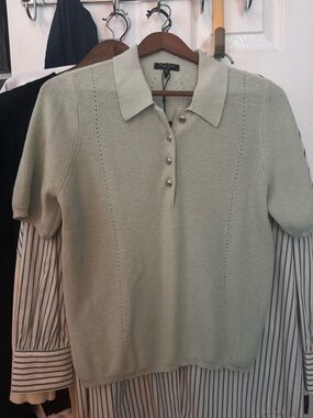 NWT rag & bone cashmere polo sweater